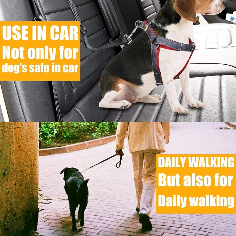 Adjustable Durable Nylon Dog Seat Belt