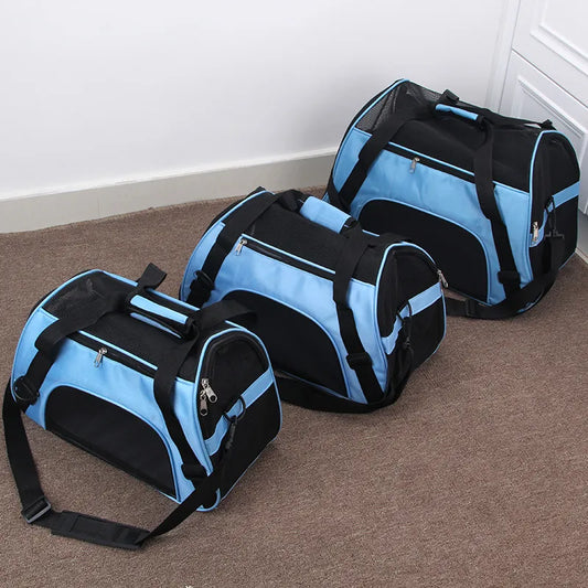 Dog Bags Carriers Portable Pet Bag Pink Dog Carrier Bags Blue Cat Carrier Outgoing Travel Breathable Pets Handbag