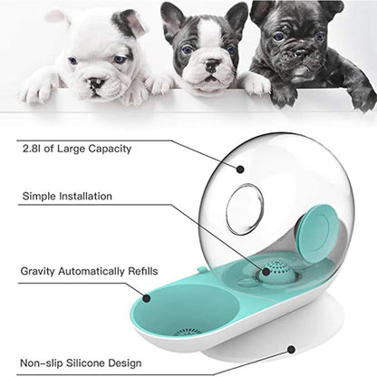 2.8L Cat Puppy Water Fountain Snails Automatic Drinker For Cats Pets Water Dispenser Filter Large Drinking Bowl Cat Accessories