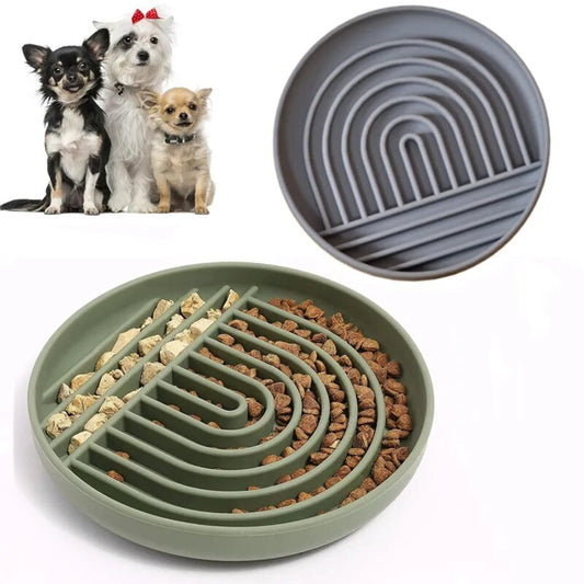 Silicone Dog Lick Mat for Dogs Pet Slow Food Plate Non-sliping  Pet Sucker Food Training Feeder Dog Cat Food Bowl Pet Supplies