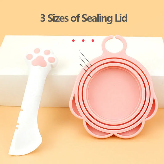 Pet Bowl Can Opener for Wet Food and Mixing Spoon Set (sold separately)